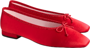 Sophie Satin Ballet Flats