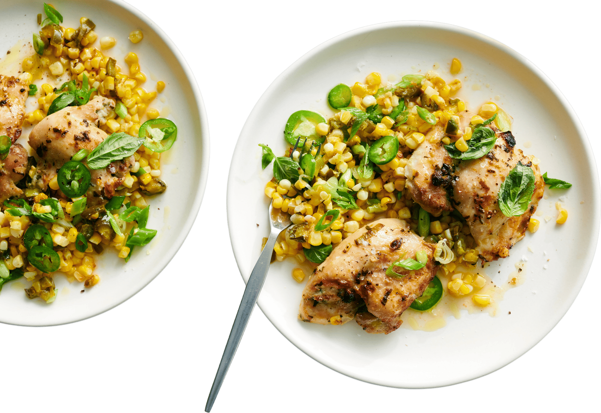 Sheet-Pan Chicken Thighs With Spicy Corn Recipe