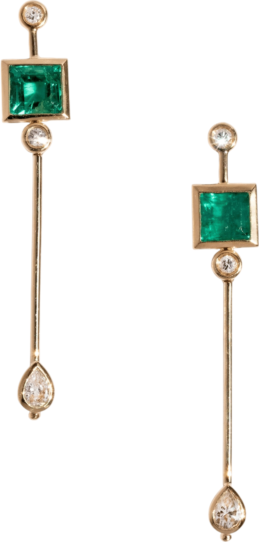 Emerald Party Sticks by Spur Jewelry