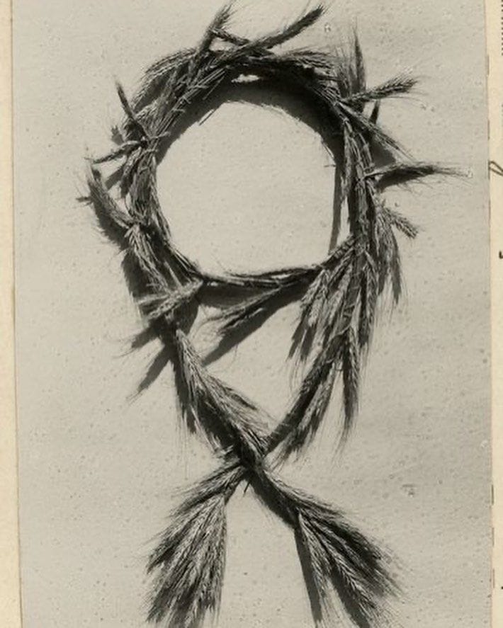 Wreaths of the rye harvest from Lithuania (1934)