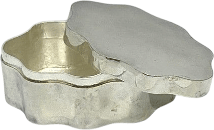 Vintage Taxco Mexico Talleres De Los Ballesteros Sterling Silver Jewelry Box129g