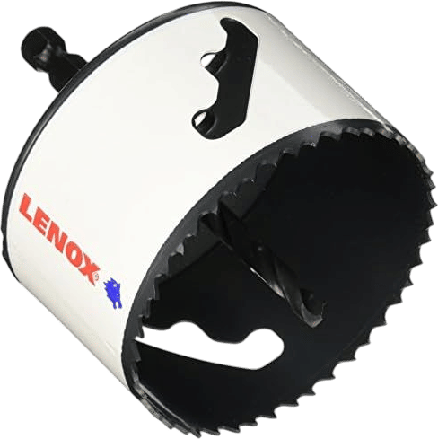 Lenox Tools 1772966 Bi-Metal Speed Slot Arbored Hole Saw, 3-1/4"
