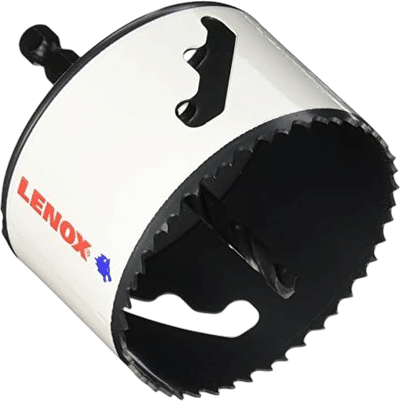 Lenox Tools 1772966 Bi-Metal Speed Slot Arbored Hole Saw, 3-1/4"