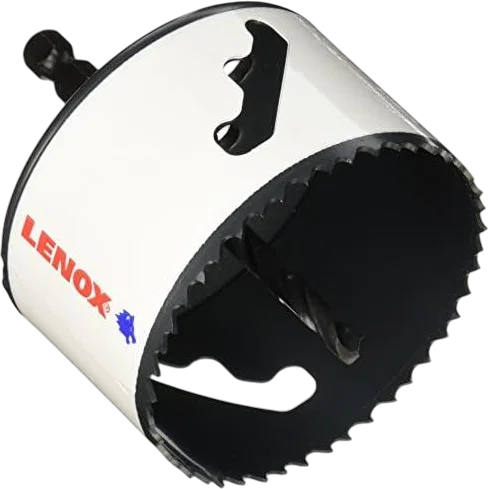Lenox Tools 1772966 Bi-Metal Speed Slot Arbored Hole Saw, 3-1/4"