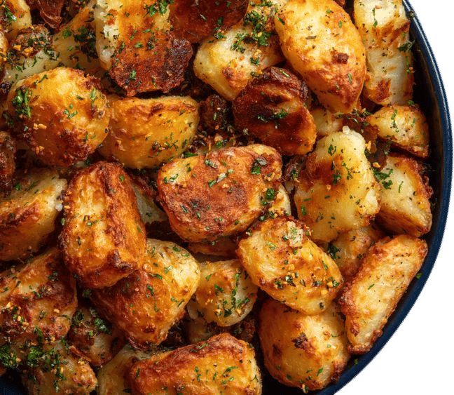 Crispy Roasties w/ Anchovy Aioli 