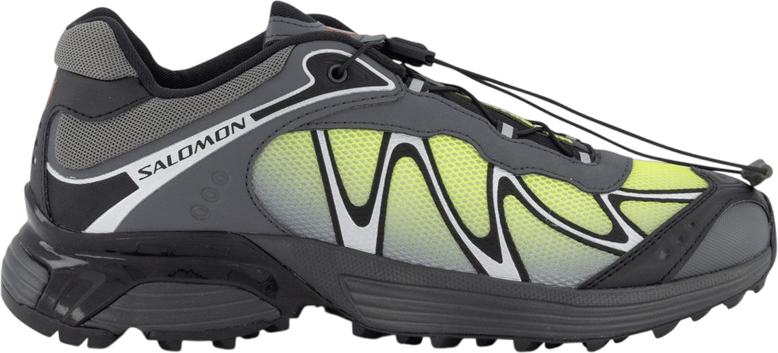 salomon xt whisper (black, asphalt, & acid lime)