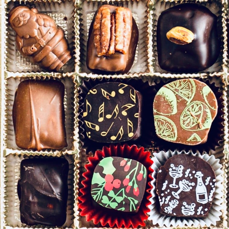 Mini selection boxes from your local chocolatier
