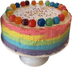 Stick dum dums in your kid’s cake for instant joy