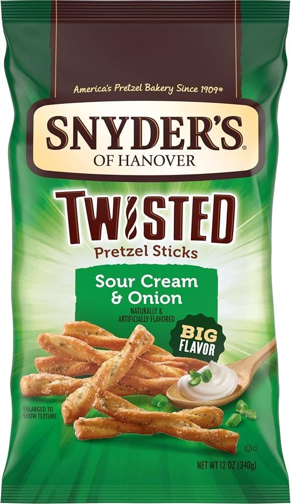 Sour Cream & Onion Pretzel Twists