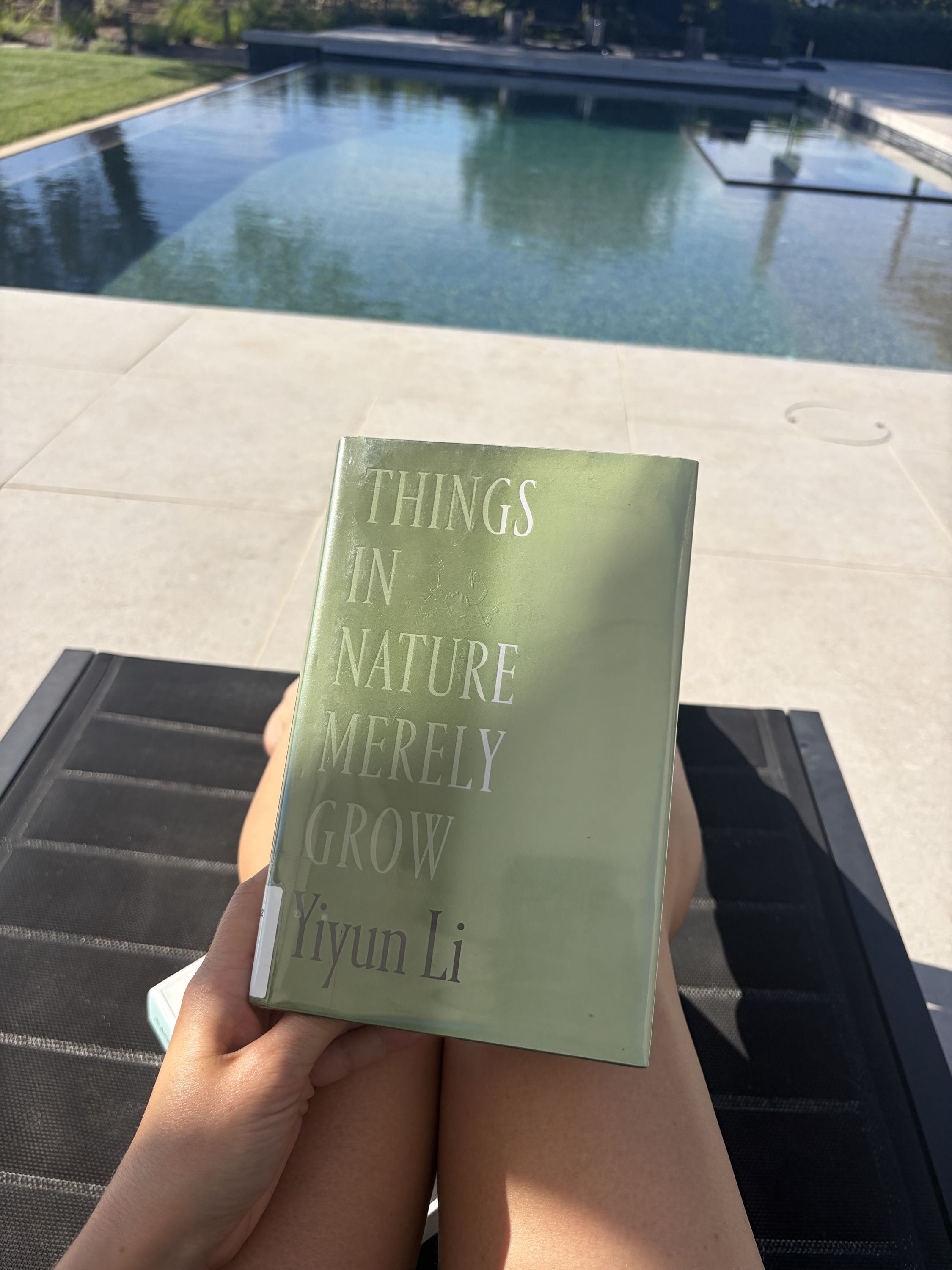 Things in nature merely grow