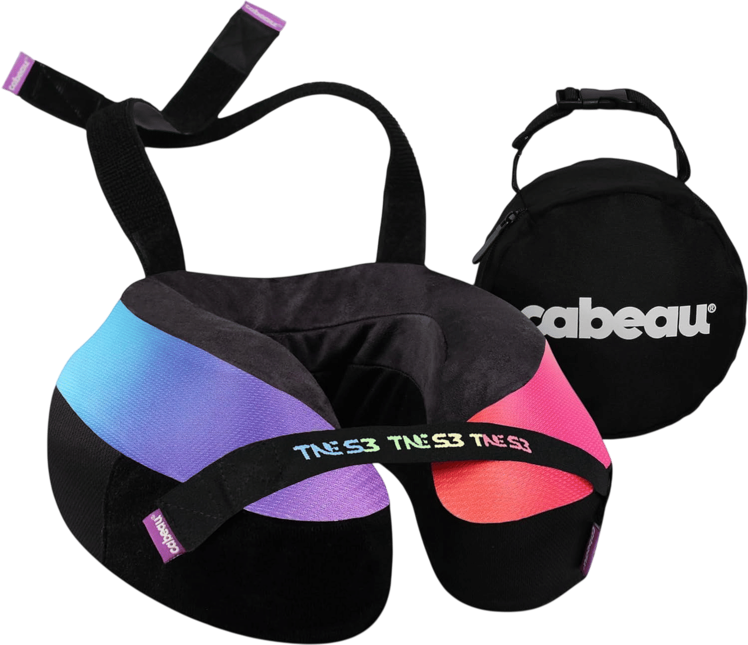 Cabeau Evolution S3 Travel Neck Pillow (Amsterdam Rainbow)
