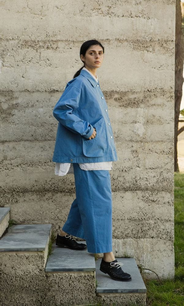 Flanders Jacket - French Blue - Plümo Ltd