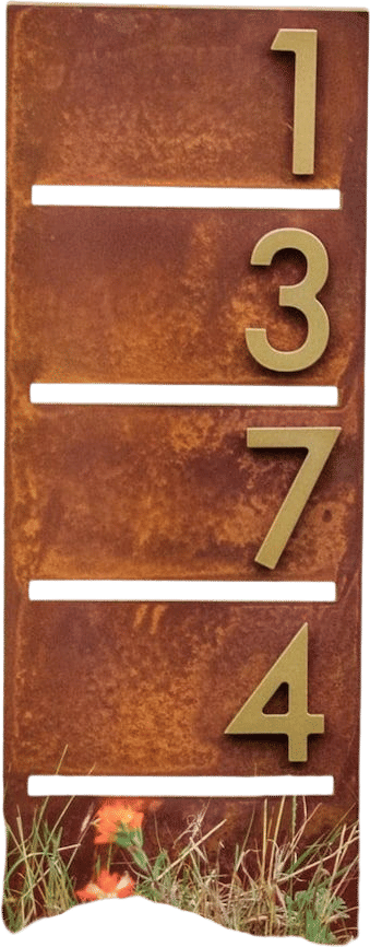 Modern Address Sign