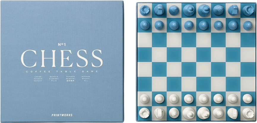 Printworks Classic Chess (Dusty Blue)