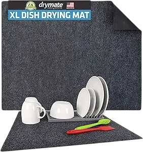 Drymate Jumbo XL Dish Drying Mat (Charcoal)