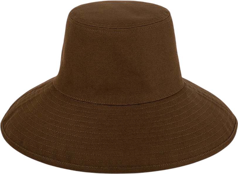 Holiday Cotton Bucket Hat (Brown)