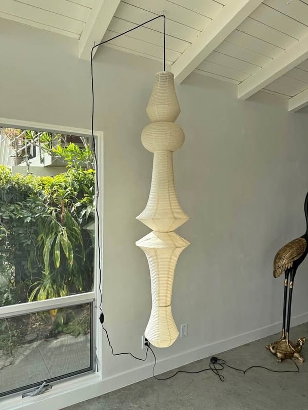 Japandi Paper Pendant Lamp