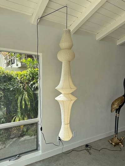Japandi Paper Pendant Lamp