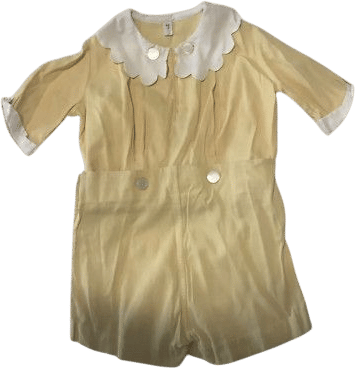 Vintage 1930s/40s Yellow Romper