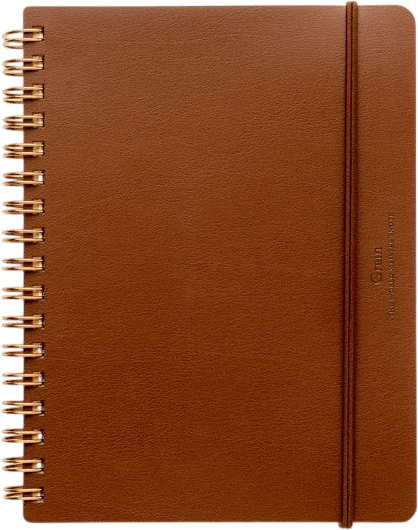 B6 Grain Notebook Lined & Blank