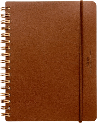 B6 Grain Notebook Lined & Blank