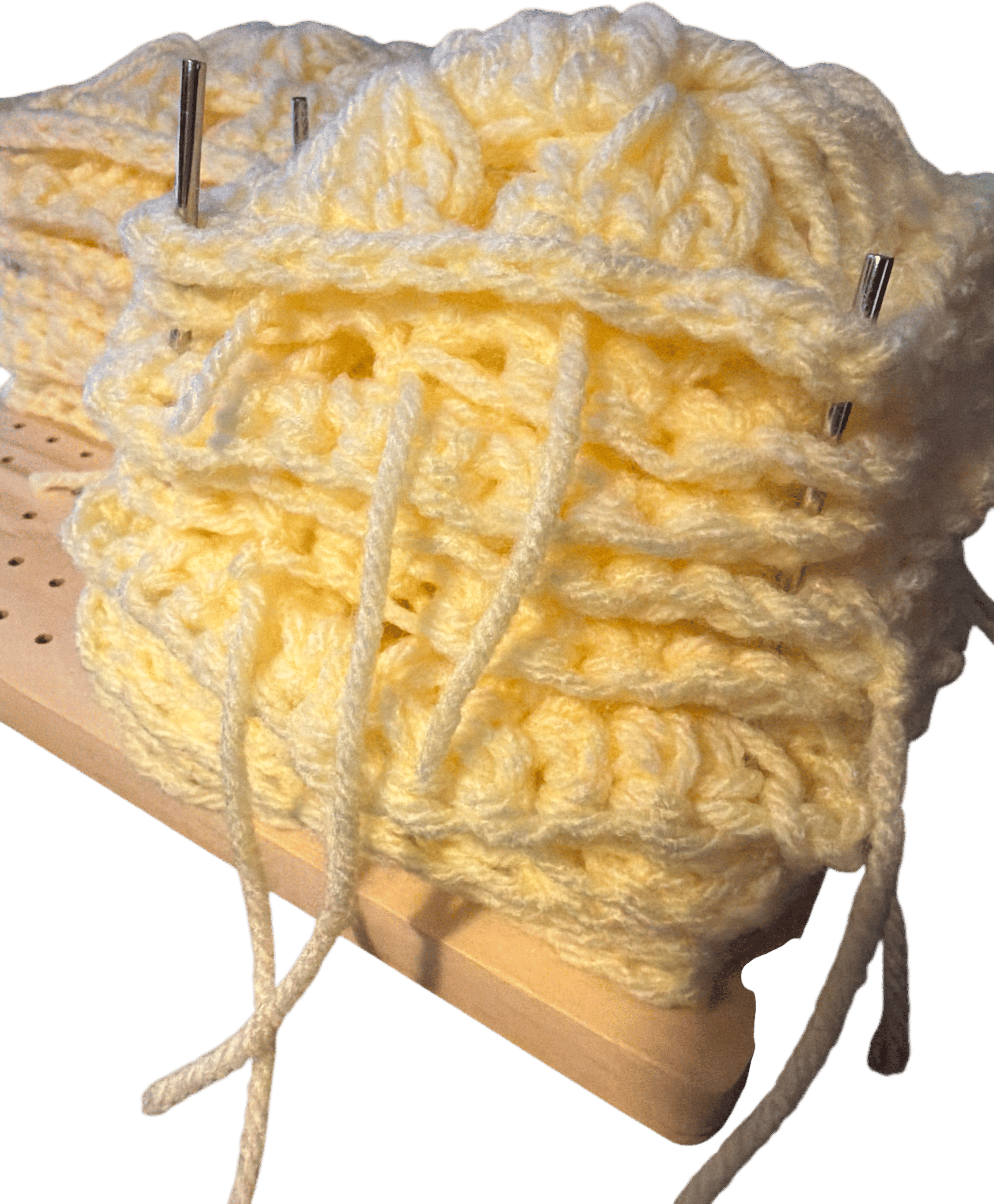 Working in your granny square ends as you go