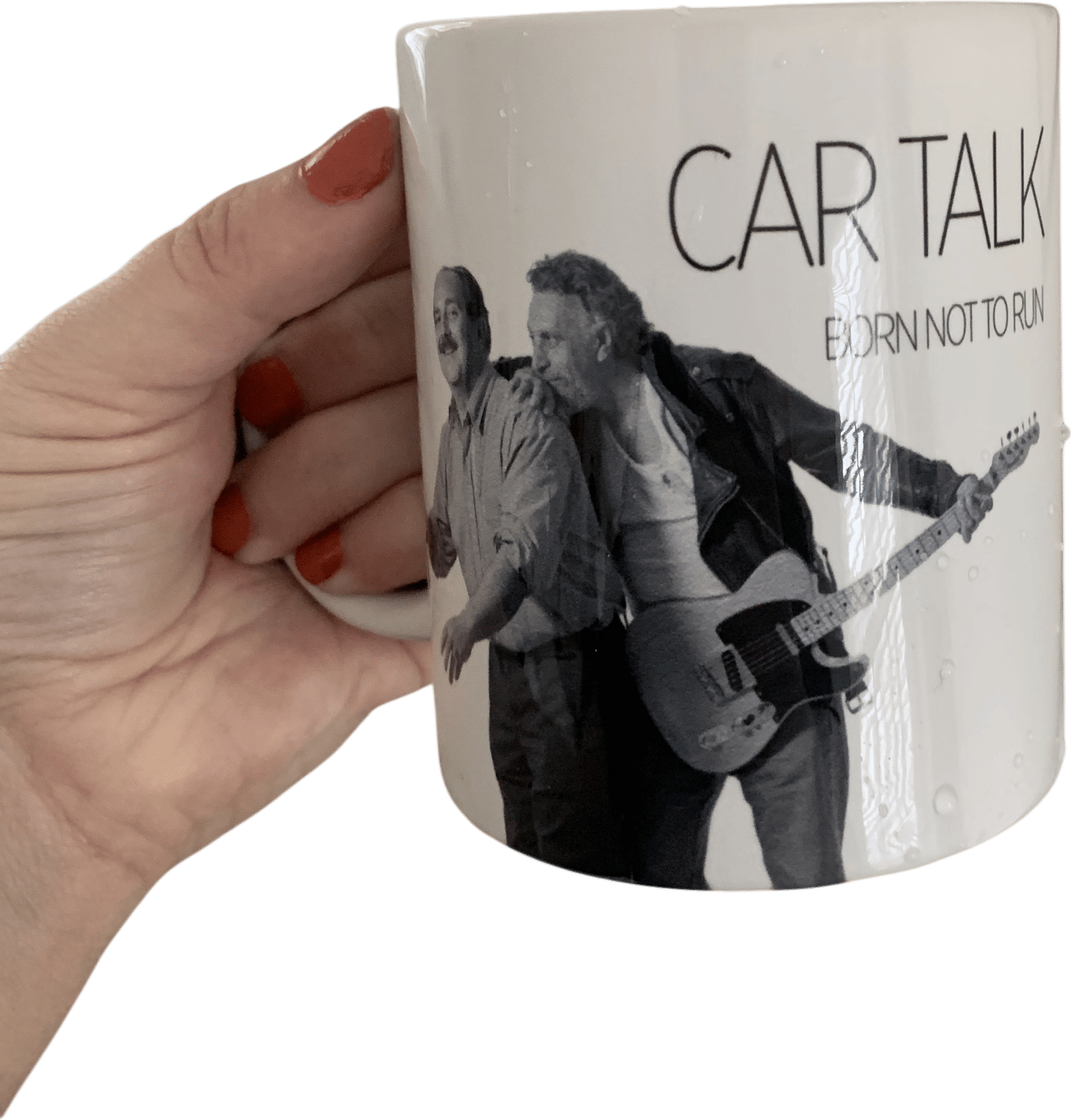 Born Not To Run Car Talk Mug