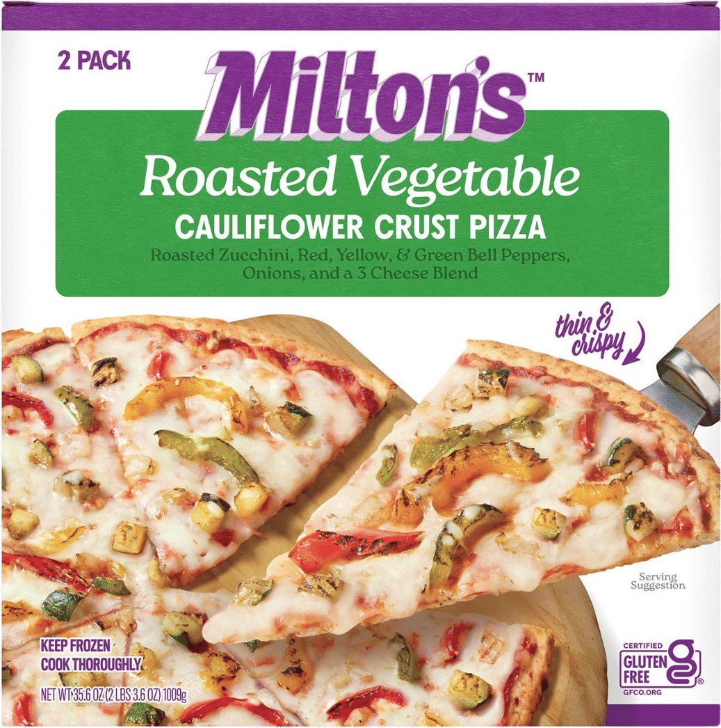 Roasted Vegetable Cauliflower Crust Pizza