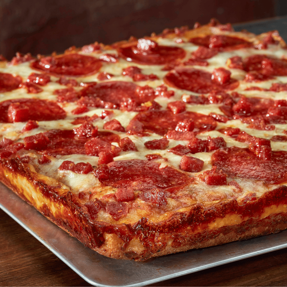 Double Pepperoni Detroit-Style Pizza