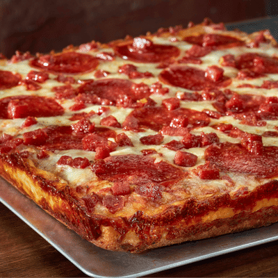 Double Pepperoni Detroit-Style Pizza