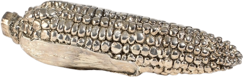 Silver Corn Sculpture