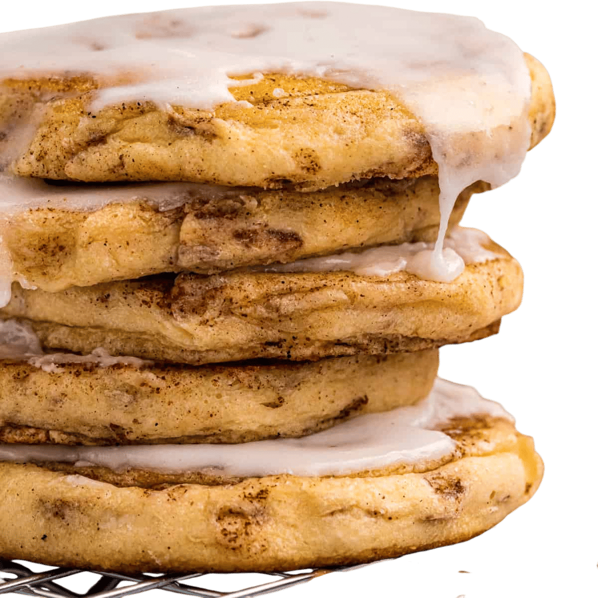 Skillet Smashed Cinnamon Rolls