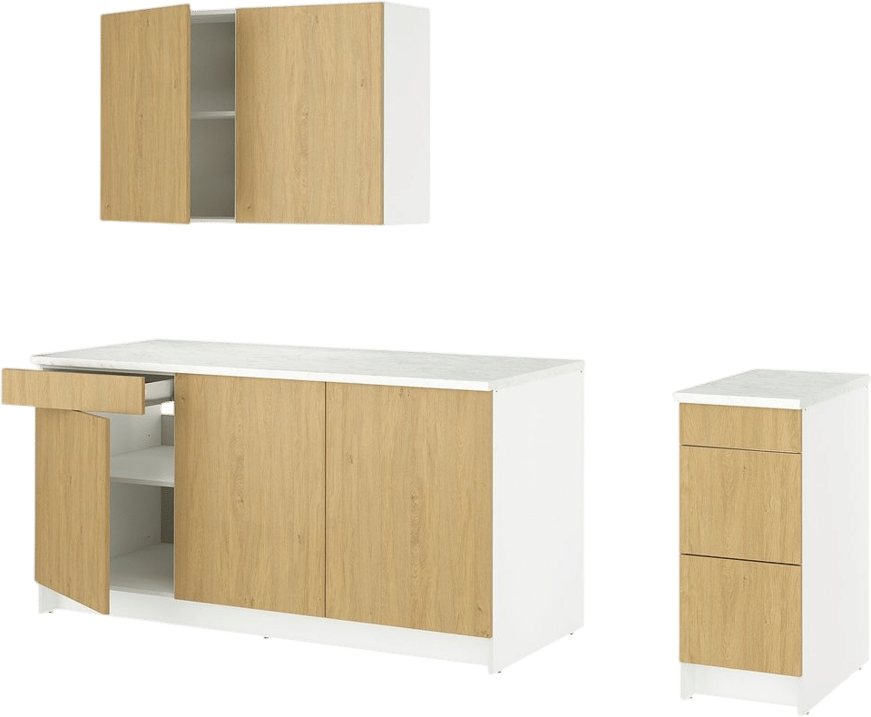 KNOXHULT kitchen, oak effect