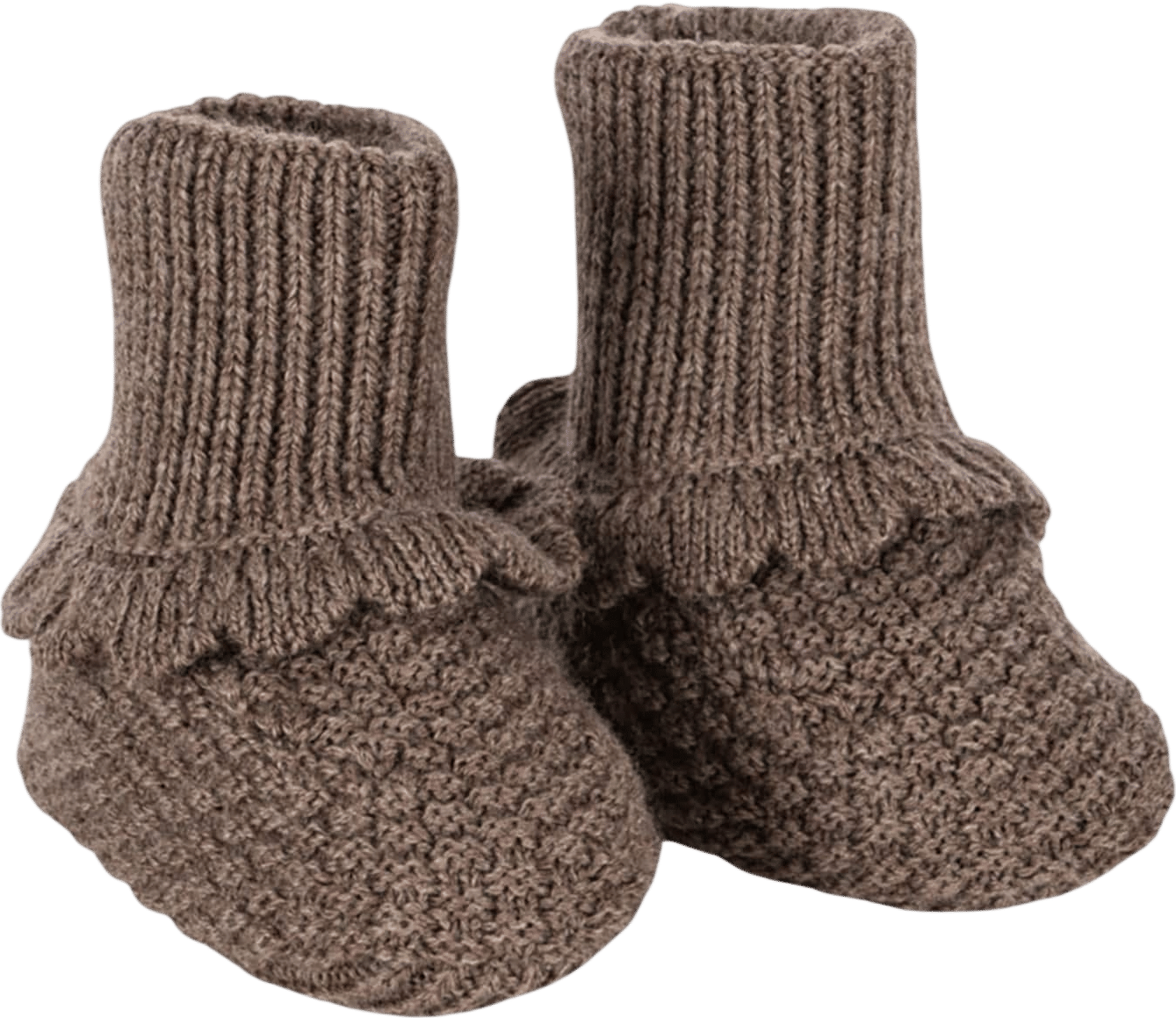 Kid's Fruity Wool Booties, Size 0M-9M