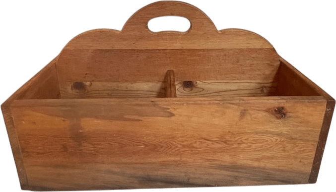 Vintage Wooden Tool Caddy