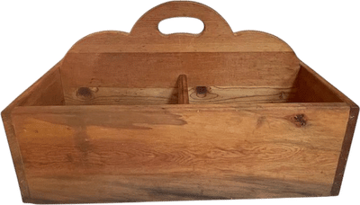 Vintage Wooden Tool Caddy