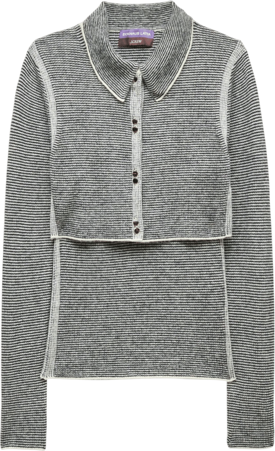 (Ad) Eckhaus Latta x J.Crew ribbed twinset