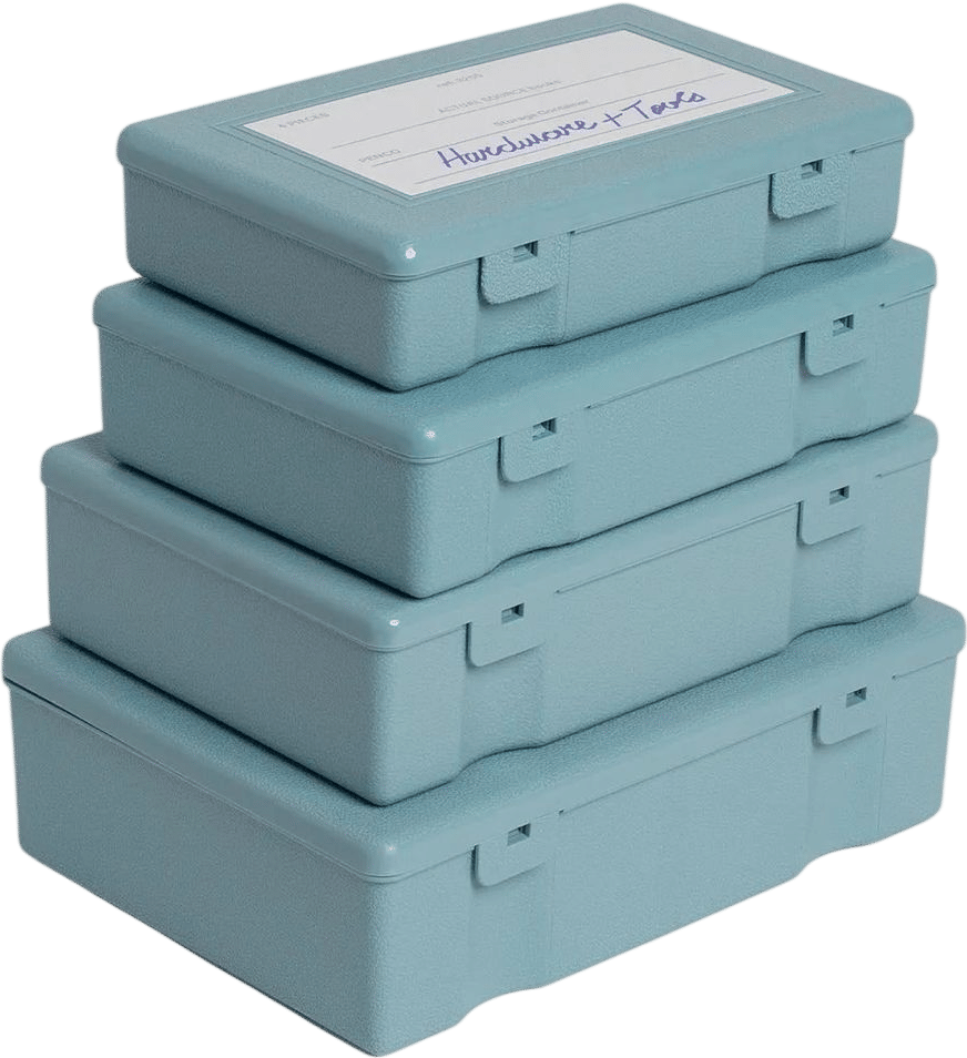 Actual Source x Penco Storage Container Set (Smoky Blue)
