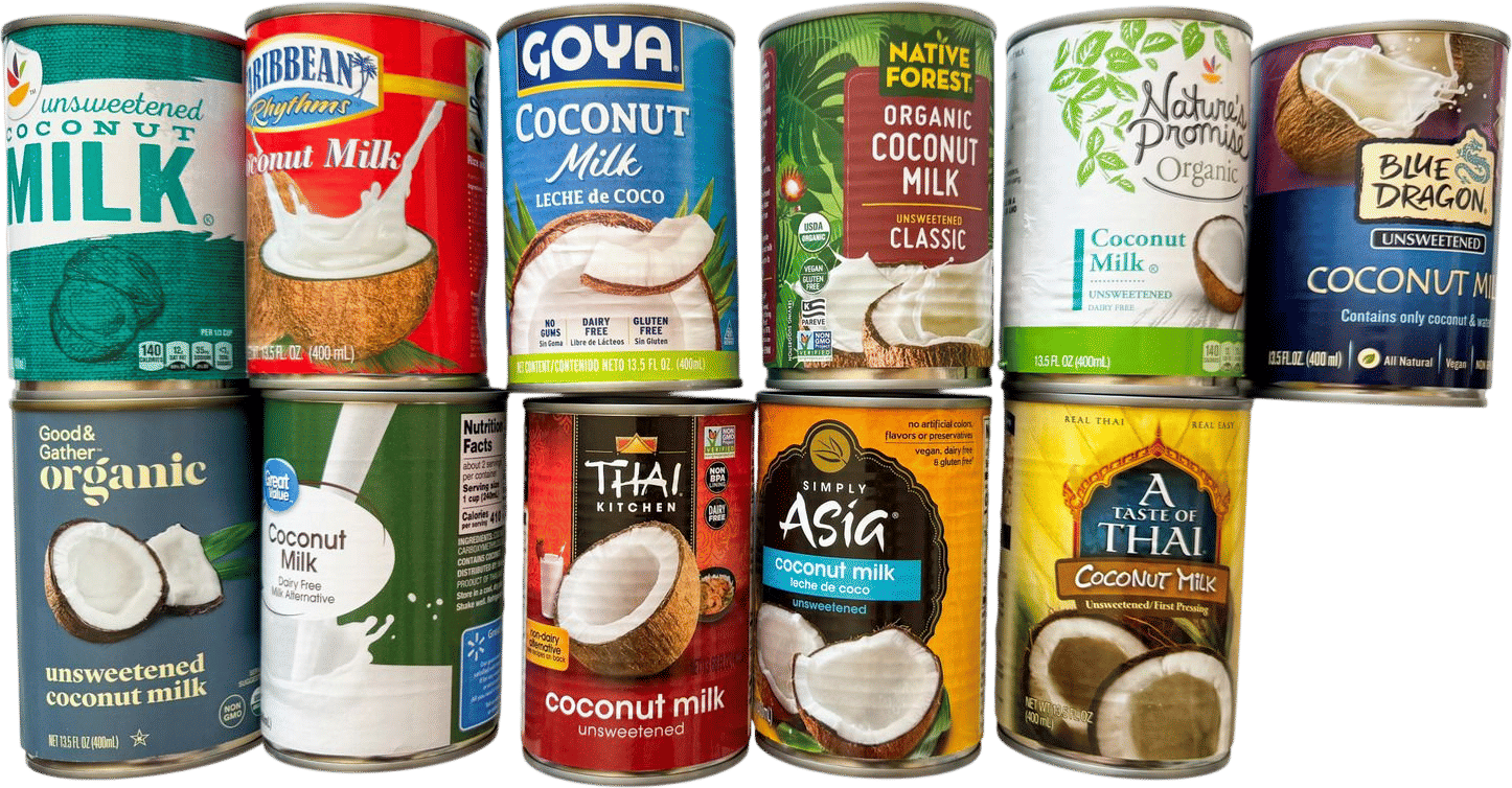 Making hot chocolate with a can of full fat coconut milk