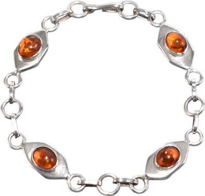 Amber Link Bracelet