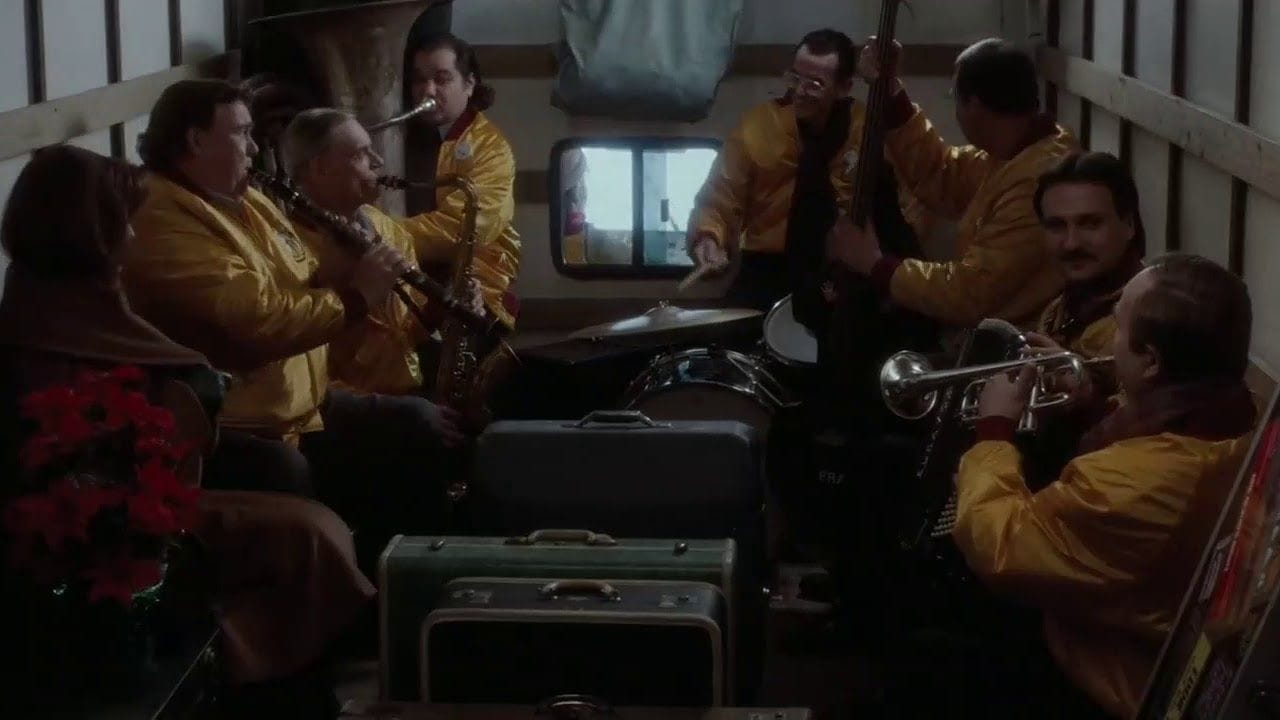 Watch A Mom Racing Home & A Polka Band