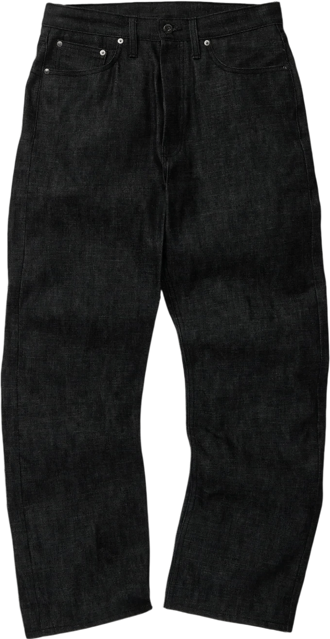 3sixteen RS-203x Relaxed Straight Black Selvedge