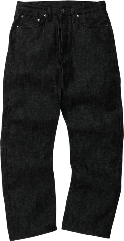 RS-203x Relaxed Straight Black Selvedge