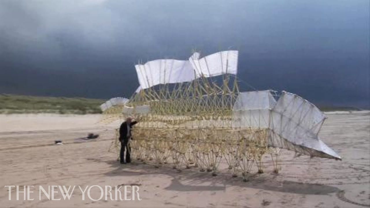 STRANDBEEST- Theo Jansen- kinetic sculptures
