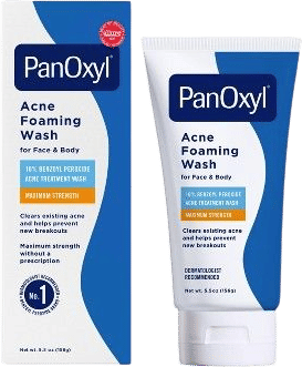 PanOxyl 10% Benzoyl Peroxide Acne Foaming Wash - 5.5oz