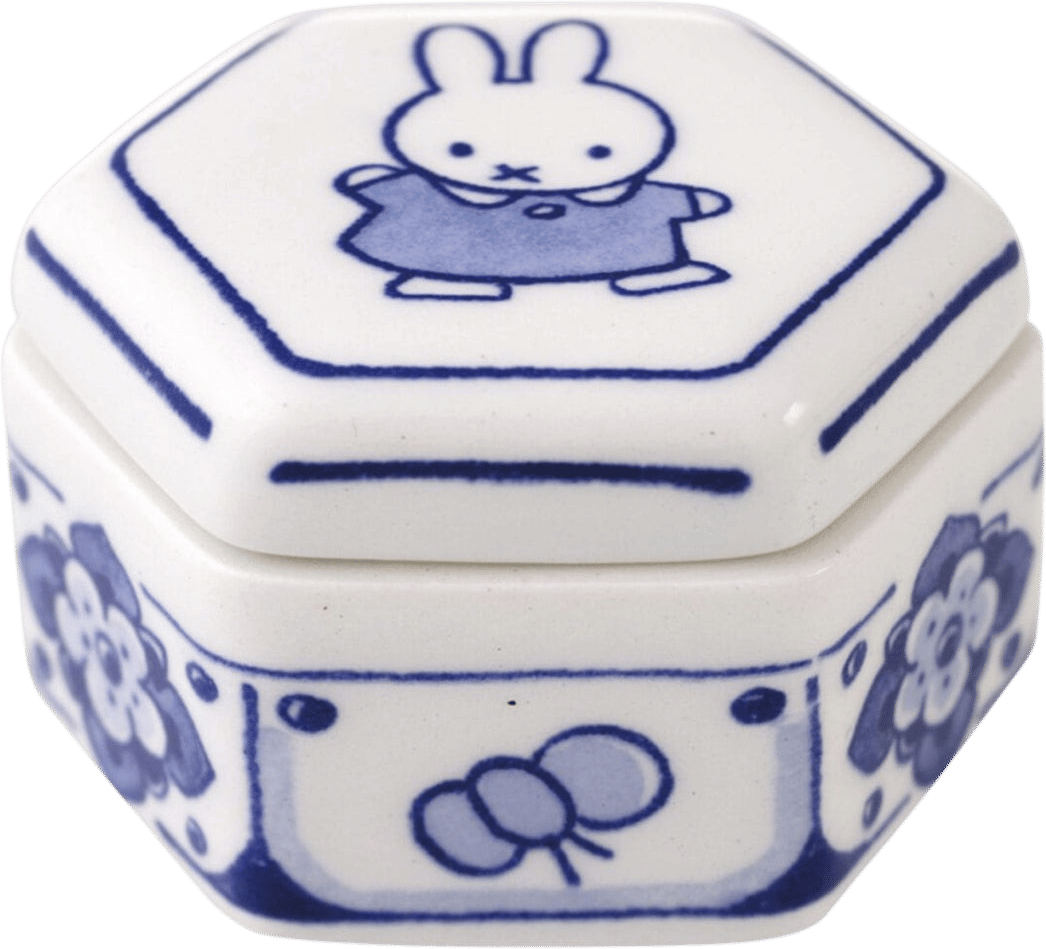 Miffy Trinket Box Delft Blue