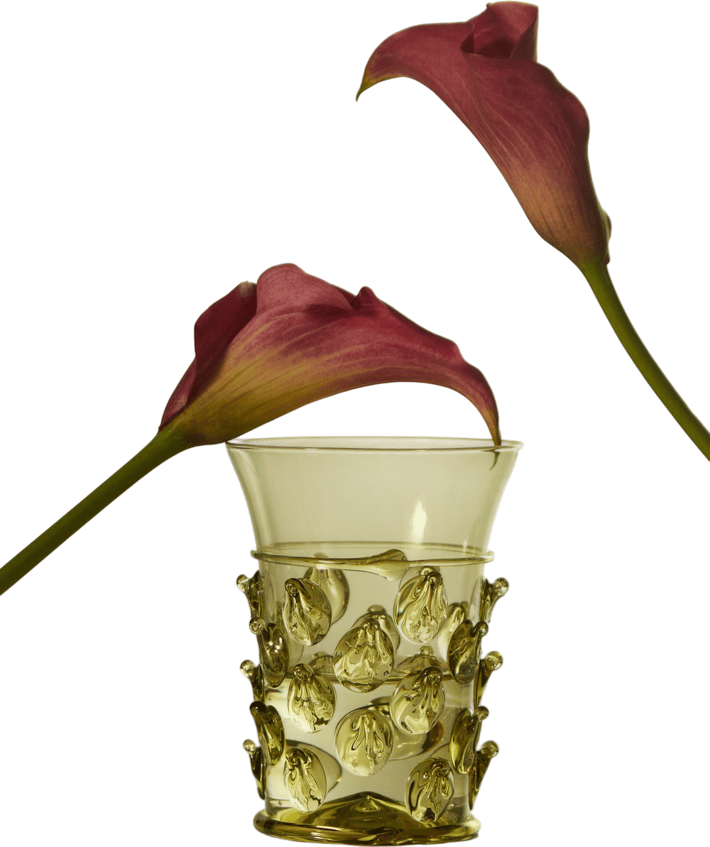 Hand-Blown Glass Tumbler