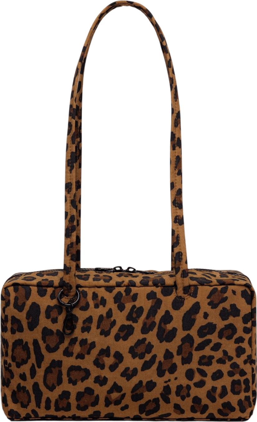 Nylon Bowler Bag - Leopard