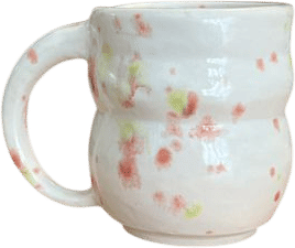 speckled handmade ceramic mug