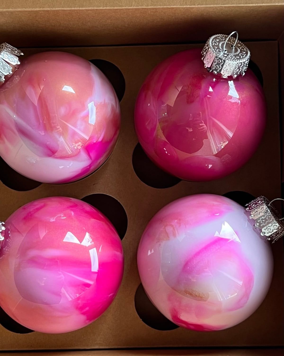 Marbled Ornaments